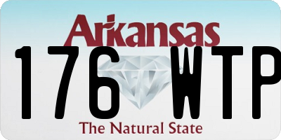 AR license plate 176WTP