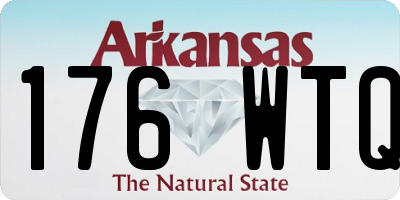 AR license plate 176WTQ