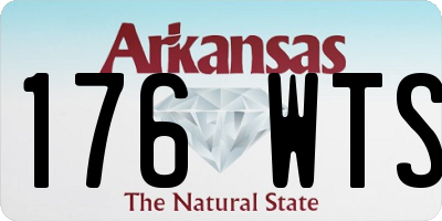 AR license plate 176WTS