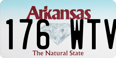 AR license plate 176WTV