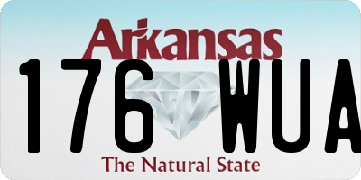 AR license plate 176WUA