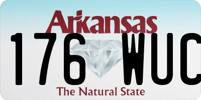 AR license plate 176WUC