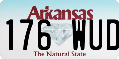 AR license plate 176WUD