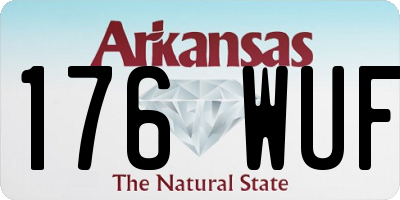 AR license plate 176WUF