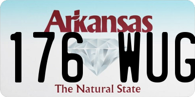 AR license plate 176WUG