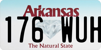 AR license plate 176WUH