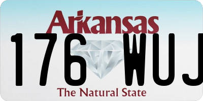 AR license plate 176WUJ