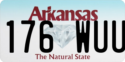 AR license plate 176WUU