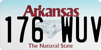 AR license plate 176WUV