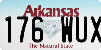 AR license plate 176WUX