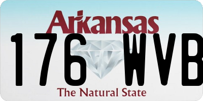 AR license plate 176WVB