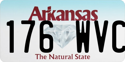 AR license plate 176WVC