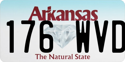 AR license plate 176WVD