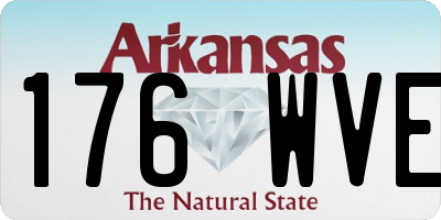 AR license plate 176WVE
