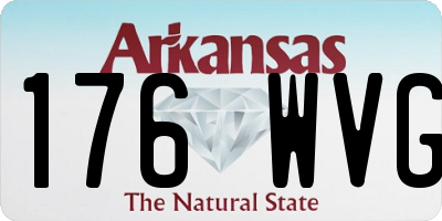 AR license plate 176WVG