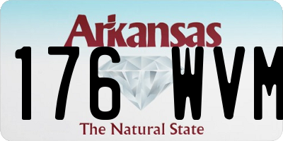 AR license plate 176WVM