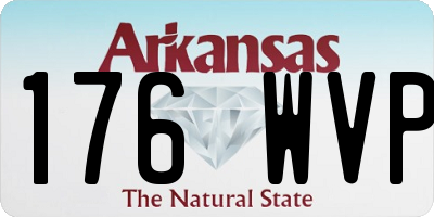 AR license plate 176WVP