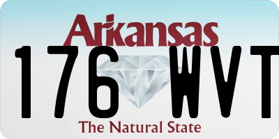 AR license plate 176WVT