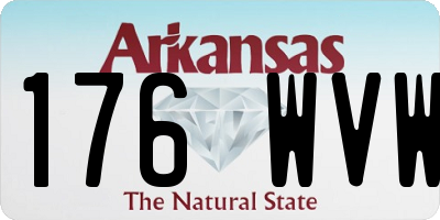 AR license plate 176WVW