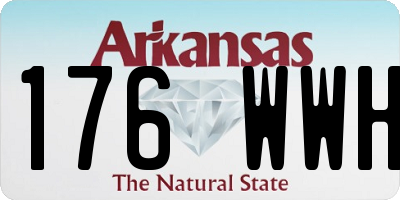 AR license plate 176WWH