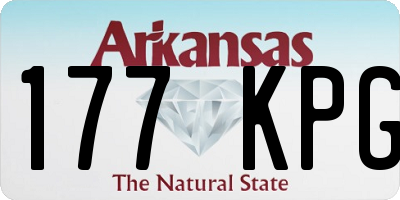 AR license plate 177KPG