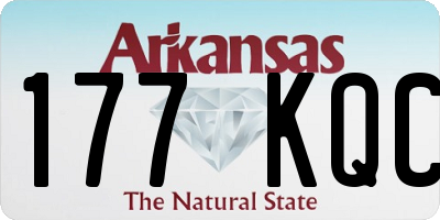 AR license plate 177KQC