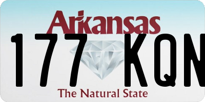 AR license plate 177KQN