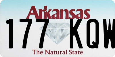 AR license plate 177KQW