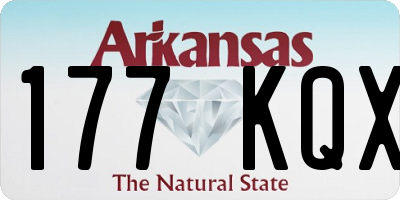 AR license plate 177KQX