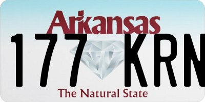 AR license plate 177KRN