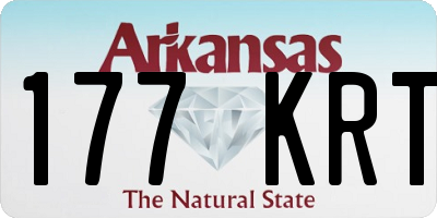 AR license plate 177KRT