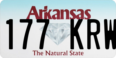 AR license plate 177KRW