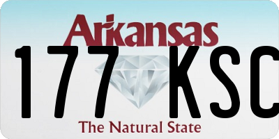 AR license plate 177KSC