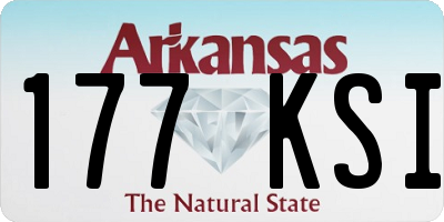 AR license plate 177KSI