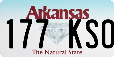 AR license plate 177KSO