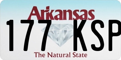 AR license plate 177KSP