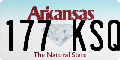AR license plate 177KSQ