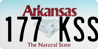 AR license plate 177KSS
