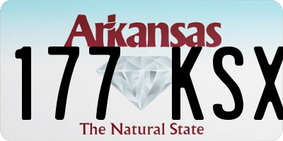 AR license plate 177KSX