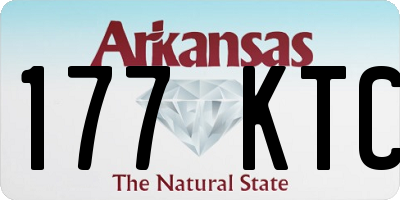AR license plate 177KTC