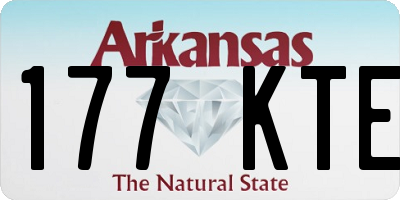 AR license plate 177KTE