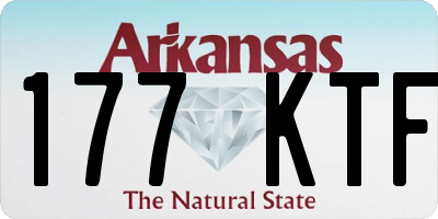 AR license plate 177KTF