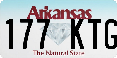 AR license plate 177KTG