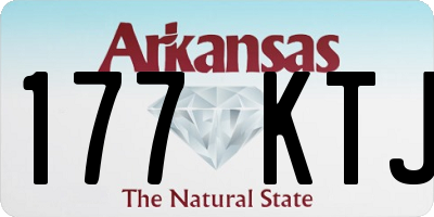 AR license plate 177KTJ