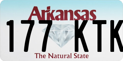 AR license plate 177KTK