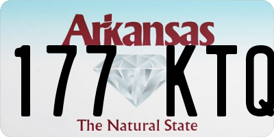 AR license plate 177KTQ