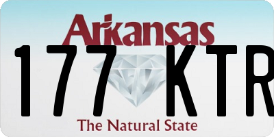 AR license plate 177KTR