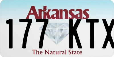 AR license plate 177KTX