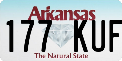 AR license plate 177KUF
