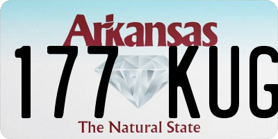 AR license plate 177KUG